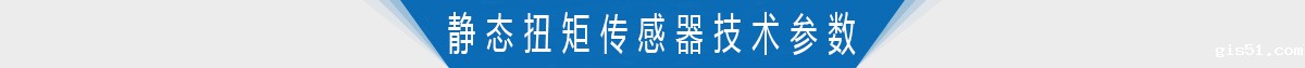 轴式静态扭矩传感器技术参数